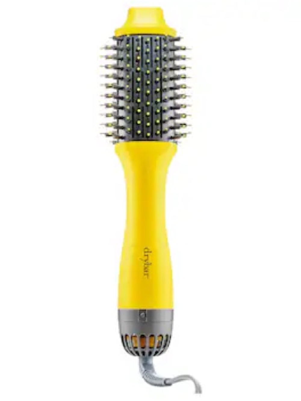 Drybar the double shot Yellow Round Hot Air Styling Brush blow dryer